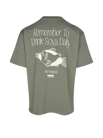 WOODBIRD | T-Shirt WBBAINE | hellgrün